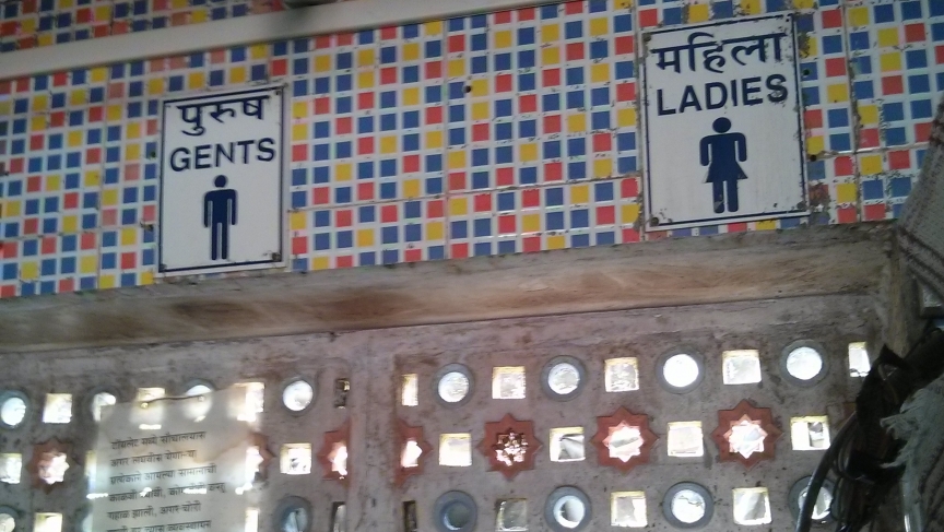 Collefe girls are pissing in the common toilet